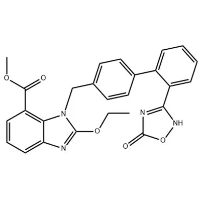1H-BenziMidazole-7-carboxylic Acid, 1-[[2'-(2,5-dihydro-5-oxo-1,2,4-oxadiazol-3-yl)[1,1'-biphenyl]-4-yl]Methyl] -2-ethoxy-, Methyl Ester CAS#147403-52-9
